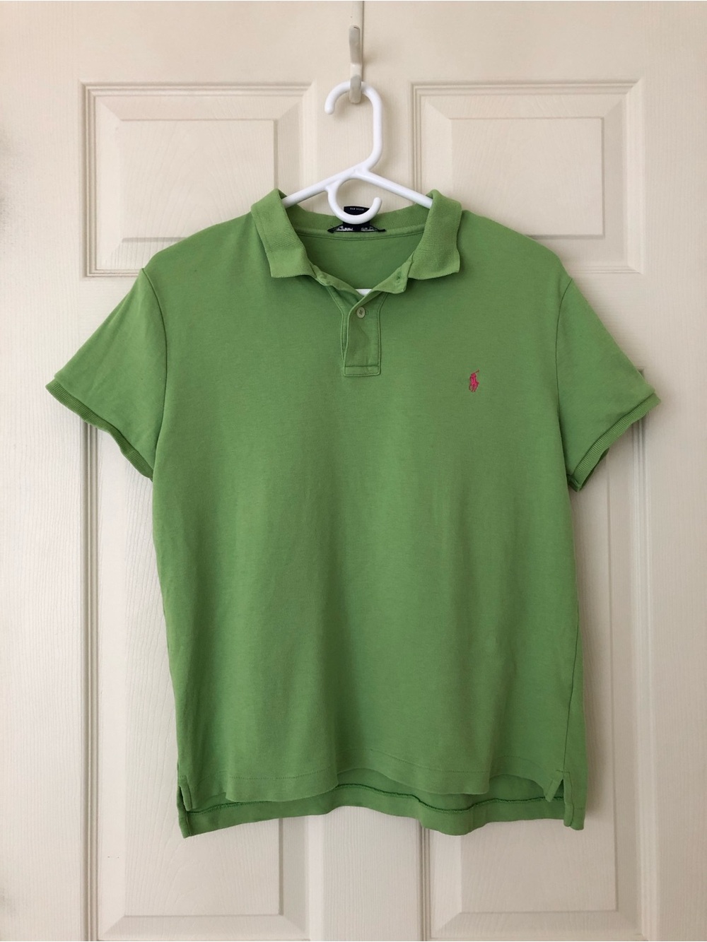 Ralph Lauren Sport Polo Shirt Lime Green Size XL Slim Fit